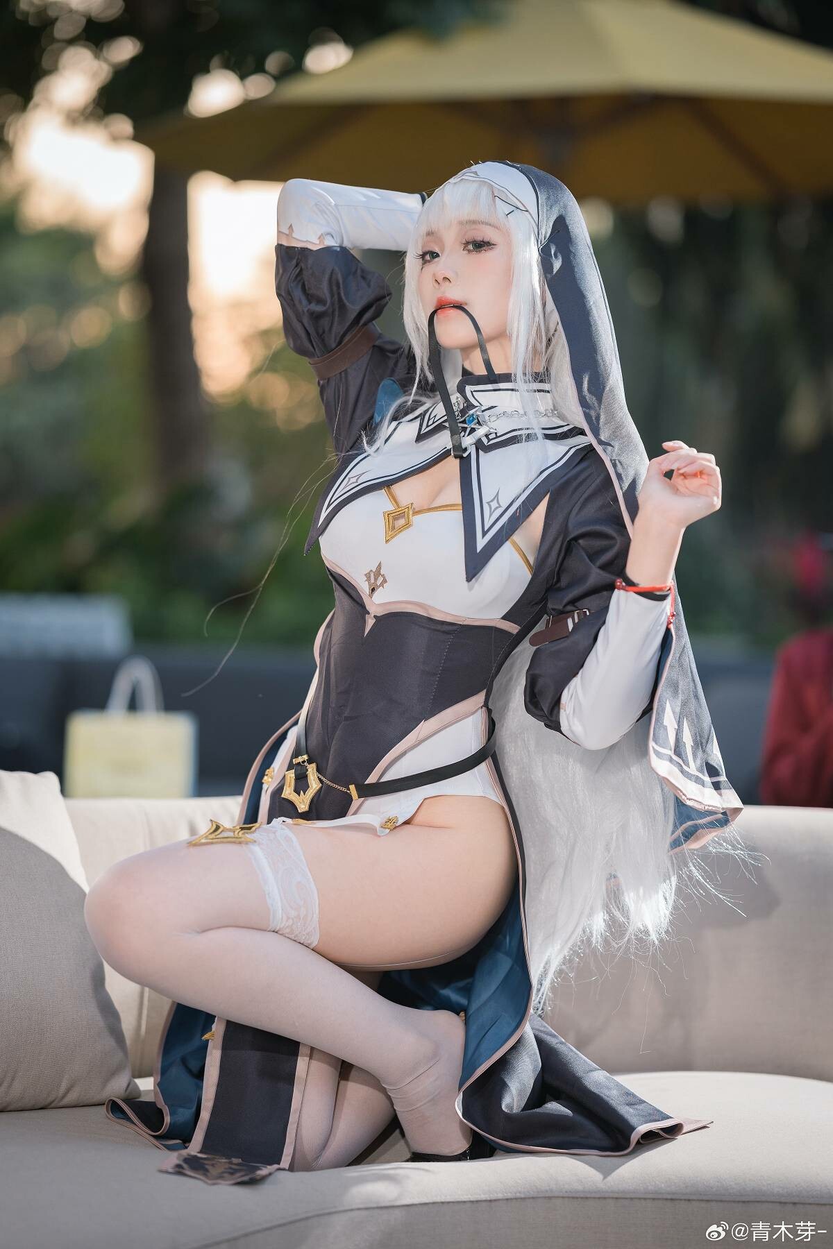 「青木芽-」hololive 白银诺艾尔团长