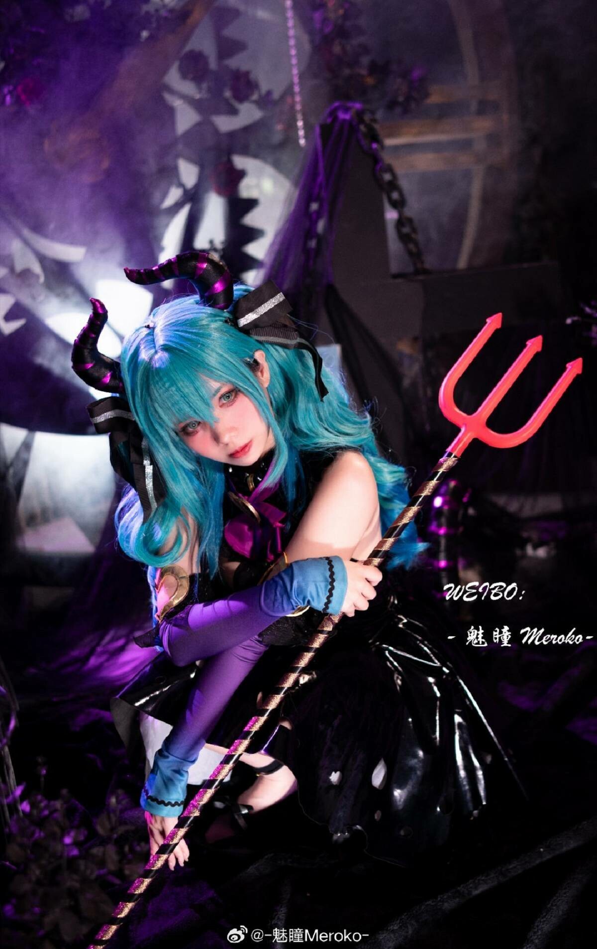 「-魅瞳Meroko-」 初音ミク 不听话的都会被吃掉👿