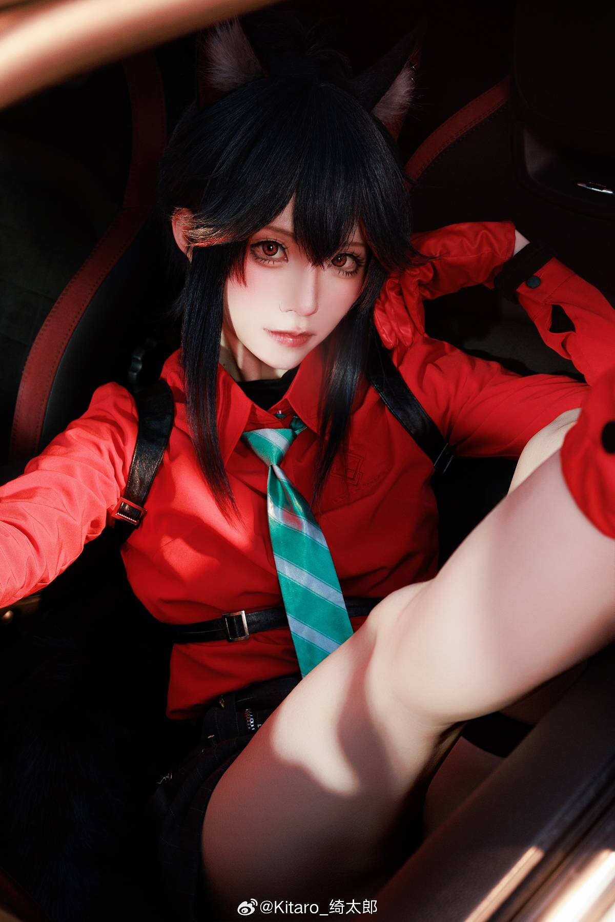 「明日方舟」德克萨斯 cosplay